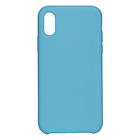 Чехол Soft Case No Logo для Apple iPhone X iPhone Xs Blue OM, код: 7646989