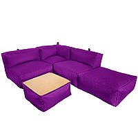 Комплект бескаркасной мебели Блэк Tia-Sport (sm-0692-3) фиолетовый GB, код: 6537677