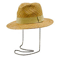 Шляпа ЭРИКА с цепочкой солома натуральный SumWin 55-58 ML, код: 7598312