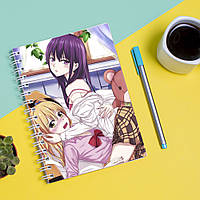 Скетчбук Sketchbook блокнот для рисования с принтом Аниме Цитрус Citrus 1 А3 Кавун 48 GT, код: 8301657