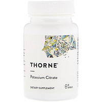 Микроэлемент Калий Thorne Research Potassium Citrate 90 Veg Caps UN, код: 7519365