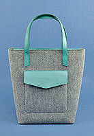 Сумка шоппер BlankNote D.D. Серый (BN-BAG-17-felt-tiffany) PI, код: 355832