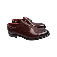 Туфлі чоловічі Brooman коричневі натуральна шкіра 896-22DT 39 TN, код: 7524513