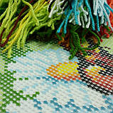 Набір для вишивання декоративної подушки Чарівниця Кропив’янки на ромашках 40×40 см V-68 SC, код: 7243023, фото 3