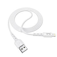 Кабель Avantis A111 Novel USB Lightning- белый EM, код: 8336132