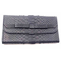 Кошелек Piton Bags из кожи питона 30х11х2 см Черный матовый (DN32642F) CP, код: 5525538