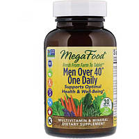 Витаминно-минеральный комплекс MegaFood Men Over 40 One Daily 30 Tabs FG, код: 7705986