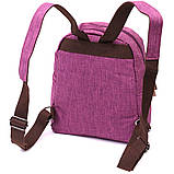 Жіночий рюкзак із текстилю Vintage 22243 Фіолетовий SC, код: 8324027, фото 2