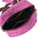 Жіночий рюкзак із текстилю Vintage 22243 Фіолетовий SC, код: 8324027, фото 4