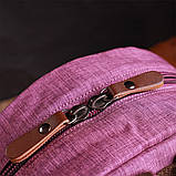 Жіночий рюкзак із текстилю Vintage 22243 Фіолетовий SC, код: 8324027, фото 9