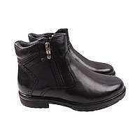 Ботинки мужские Brooman черные натуральная кожа 990-24ZH 45 OM, код: 8333535