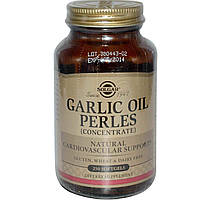 Чесночное масло (Garlic Oil Perles) Solgar концентрат 250 капсул ES, код: 7701267
