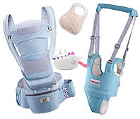 Хипсит Baby Carrier эрго-рюкзак кенгуру переноска 6 в 1 Пушин Кэт Лунный единорог Синий (n-18 GT, код: 7759428