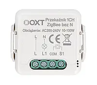 Tuya - одноканальное мини-реле без N - ZigBee - приложение для Android/iOS - OXT SWTZ31