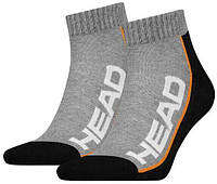 Носки Head Performance Quarter 39-42 2 пары black gray (781009001-235) BB, код: 2467341