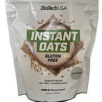 Заменитель питания BioTechUSA Instant Oats gluten free 1000 g 10 servings Unflavored KV, код: 8262217