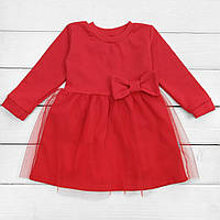 Платье детское с фатином Dexters lady 86 см красный (13129302287) VA, код: 8329185