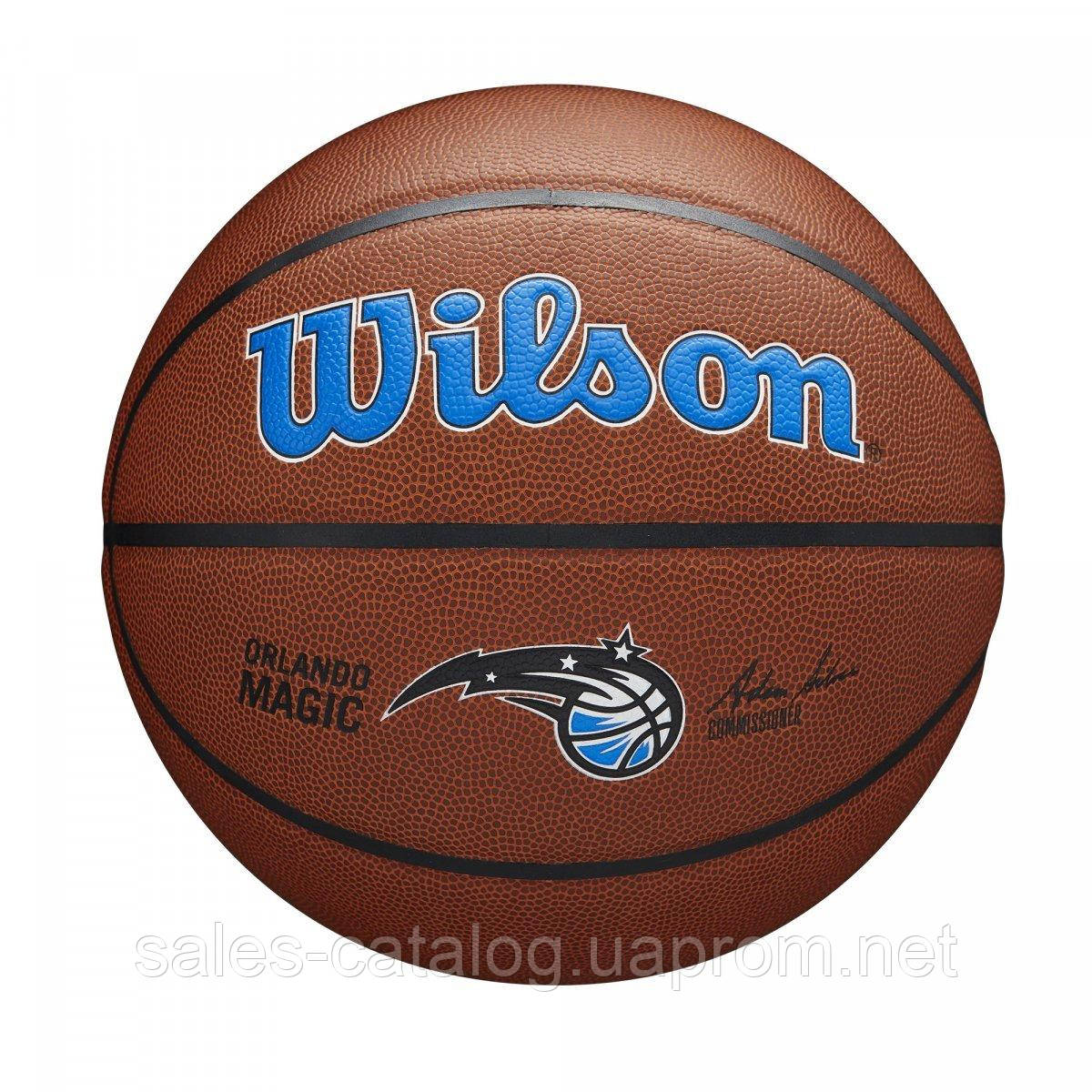 М'яч баскетбольний Wilson NBA TEAM ALLIANCE BSKT ORL MAGIC 295 SZ7 SC, код: 7815067