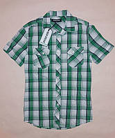 Рубашка мужская с коротким рукавом New Dream р.XL(48) Зеленый клетка(ю340) CS, код: 2337544