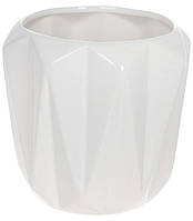 Керамічна ваза Bona Mokke 17x17x17 см Біла DP119945 SC, код: 7597272