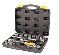 Набор насадок торцевых MASTERTOOL PROFI CrV 1 2 10-32 мм 21 шт (78-4021-PF) FG, код: 8150676