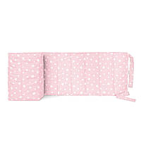 Бортики на ліжечко Cosas ROSE STARFALL Ранфорс 30х180 см Рожевий KV, код: 7691858