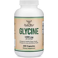 Глицин Double Wood Supplements Glycine 500 mg 300 Caps z113-2024