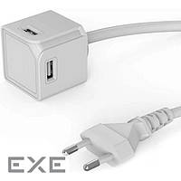 Зарядное устройство ALLOCACOC USBcube Original 4xUSB-A, 15W, cable 1.5m White (10464WT/EUEUMC)