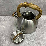 Чайник із неіржавкої сталі 2.5 л Zauberg ZB-K2.5 LW 06264 SC, код: 8179778, фото 3