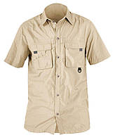 Рубашка с коротким рукавом Norfin Cool бежевая мужская S TP, код: 6490018