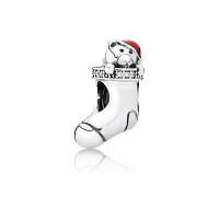 Серебряный шарм Pandora Рождественский носок 791773CZ SP, код: 7360865