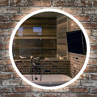 Дзеркало Turister кругле 60 см із передньою LED-підсвіткою кільце без рами (ZPP60) SC, код: 6656352