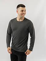Мужская футболка с длинным рукавом S темно-серый Figo ЦБ-00227210 FE, код: 8430866