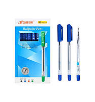 Ручка синяя масляная CHIFON 801SP блок 50 шт PM, код: 8029612
