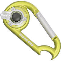 Брелок-карабин Munkees Carabiner Led with Bottle Opener Green (1012-1089-GR) CS, код: 6504992