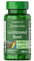 Гидрастис канадский Goldensealnbsp;Root Puritan's Pride 470 мг 100 капсул EJ, код: 7586682