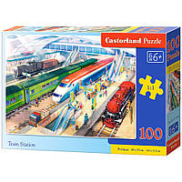 Пазлы Castorland Железнодорожный вокзал 100 элементов (B-111190) PS, код: 7581934