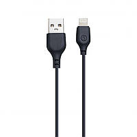 Кабель USB XO NB103 USB - Lightning 2,1А 1м Черный OM, код: 7633930