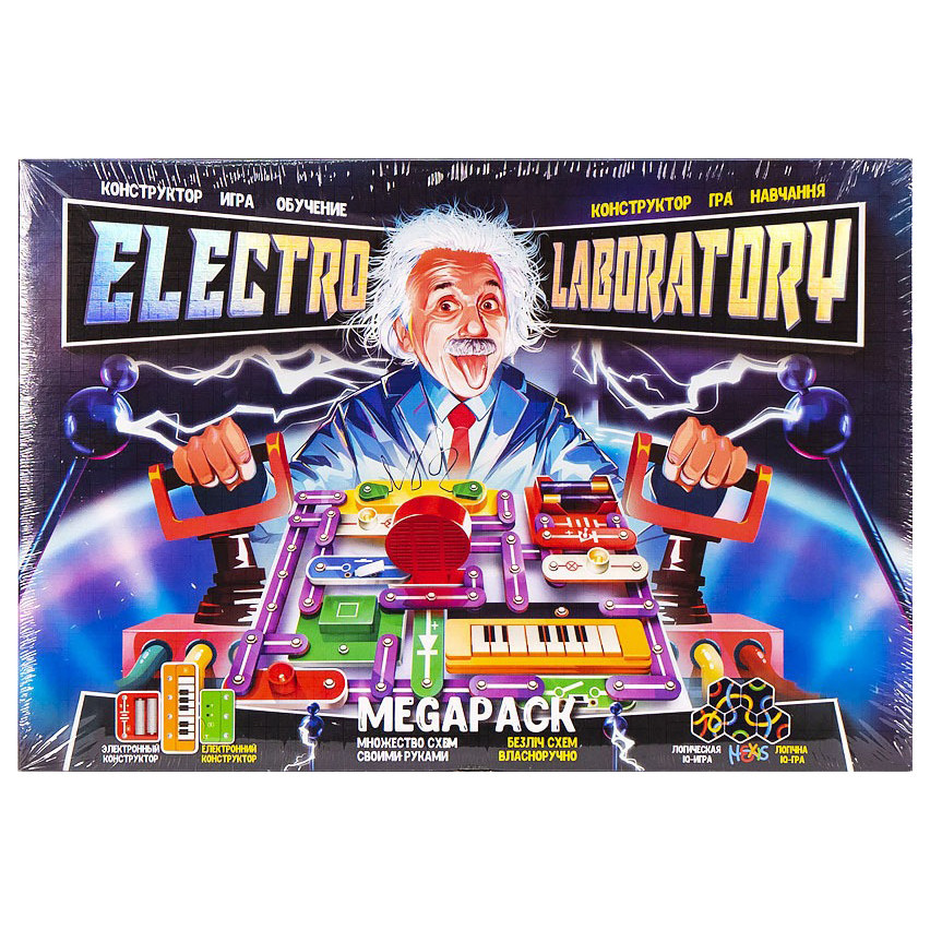 Електронний конструктор Electro Laboratory. Megapack Danko Toys ELab-01-04 SC, код: 7816607