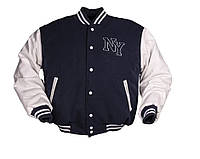 Куртка бомбер Mil-Tec NY Baseball Navy White 10370003 L FE, код: 8447230
