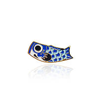 Брошь-значок BROCHE Карп Кои синяя BRGV112260 OM, код: 7280707