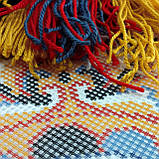 Набір для вишивання декоративної подушки Чарівниця Персидська розетка 40×40 см V-142 SC, код: 7243096, фото 3