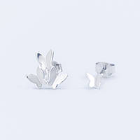 Серебряные серьги INFINI ассиметрические с бабочками s2-146 SC, код: 7734831