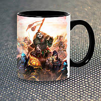 Чашка Fan Girl Варкрафт World of Warcraft WOW New (14388) 330 мл Черный FE, код: 7588217