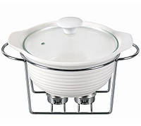 Мармит Food Warmer керамическая кастрюля 2.4л диаметр 28см с подогревом Kamille DP37023 SN, код: 7439329