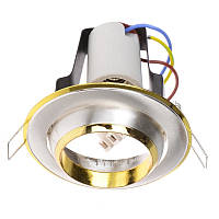 Поворотный точечный светильник Brille 60W RO-50 Хром 161253 GT, код: 7275112
