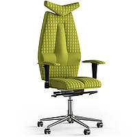 Кресло KULIK SYSTEM JET Ткань с подголовником со строчкой Оливковый (3-901-WS-MC-0513) EM, код: 1689747