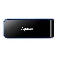 Флеш-накопитель USB3.0 64GB Apacer AH356 Black (AP64GAH356B-1) SP, код: 6715055