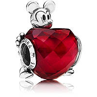 Серебряный шарм Pandora Сердце Микки 797168NFR FE, код: 7359407