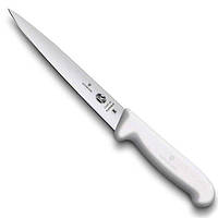 Кухонный нож Victorinox Fibrox Filleting Flex для филе 18 см Белый (5.3707.18) EV, код: 1709102